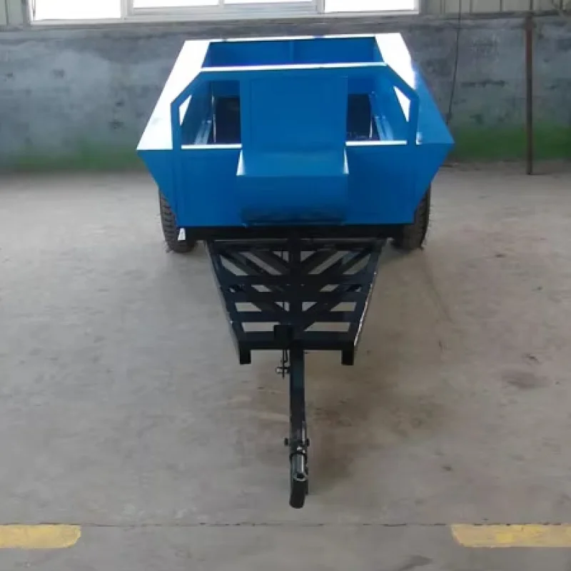 

7CX-1.5 Heavy Duty Anti-Rust Cargo Box, 2 Wheel Traisler Covered 8X16-- Side Closers For Tractor Trailer