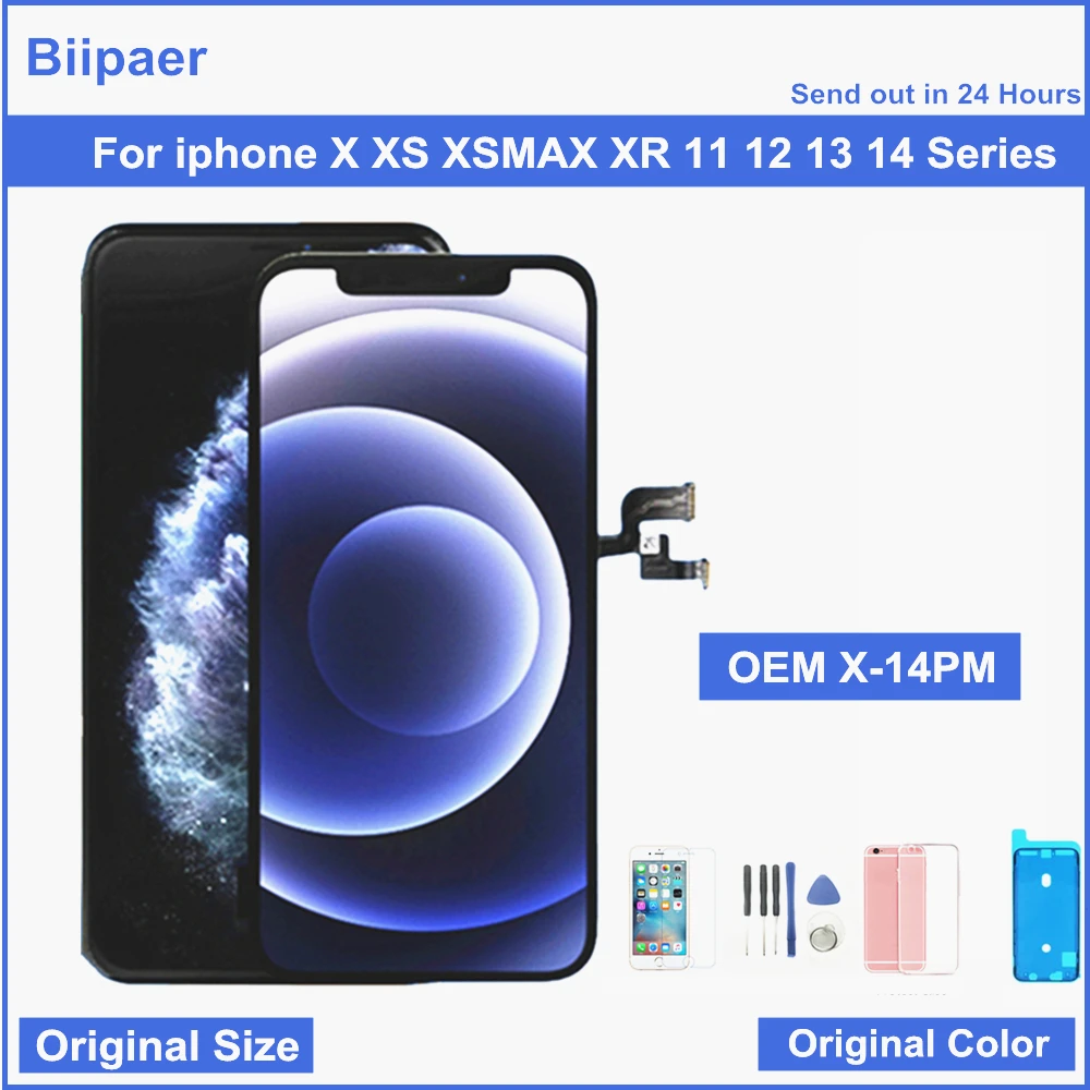 iPhone X XS XR 11 12 13 14 15 OLED LCD Touch Screen