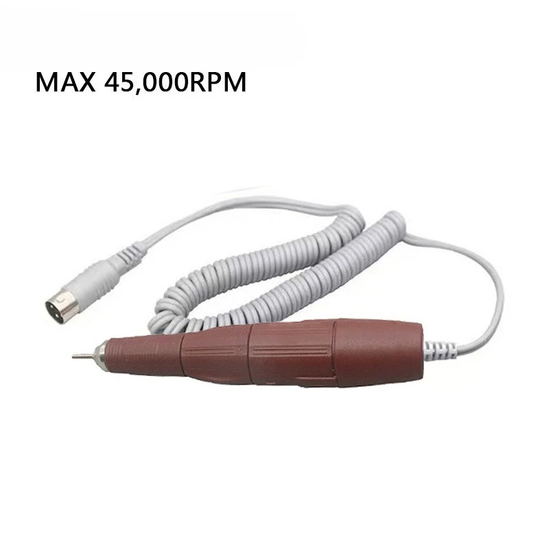 High Speed 45000 RPM Manicure Dental Carving Handpiece Lightweight Polishing Handle for Gem Wood Ivory Grinding Work Tool