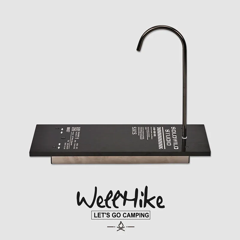 وحدة Wellhike للتخييم في الهواء الطلق IGT0.5 سقي كهربائي مخفي منضدية من الألومنيوم نصف وحدة مستخرج مياه