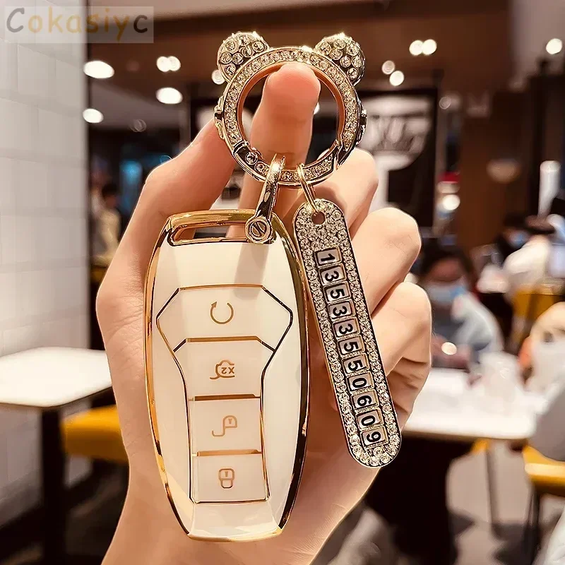 Soft TPU Key Fob Case for BYD E2 Qin Tang Song Han