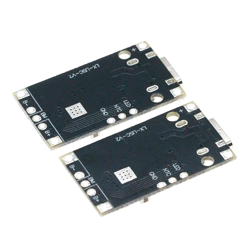 Type-C USB 2/3S BMS 15 واط 8.4 فولت 12.6 فولت 1.5A بطارية ليثيوم شحن دفعة وحدة مع دعم متوازن شحن سريع مع المؤشر