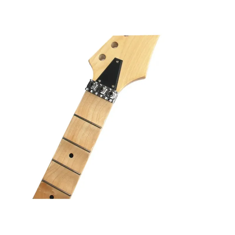 

24 Frets Glossy Paint Maple Electric Guitar Neck Maple Scallop Fingerboard Inlay Dots Guita Accessories Parts