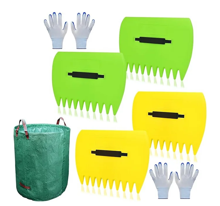 

Industrial-Grade Hand Rake Garden Cleaning Tool for Leaf Scoop and Rubbish Collection