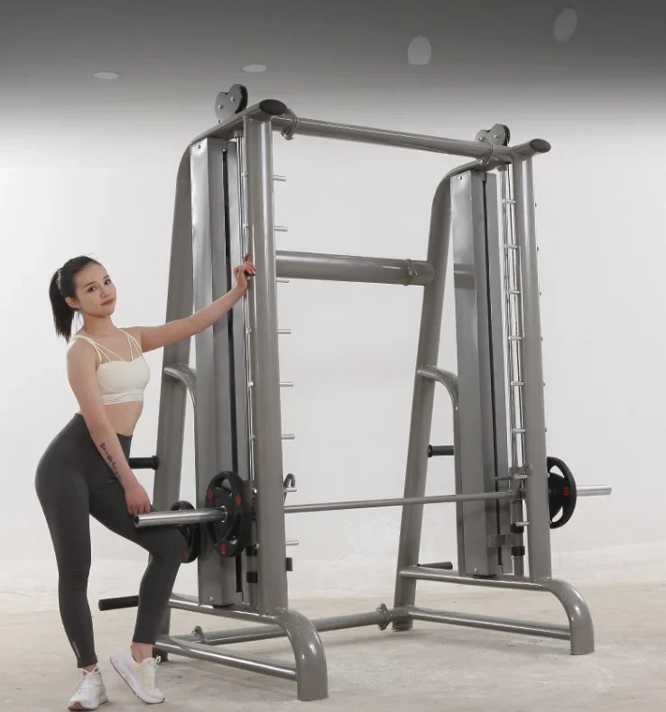 Comercial Gym Smith Machine Half Cage Squat Rack Power Rack Smith Gym Machines