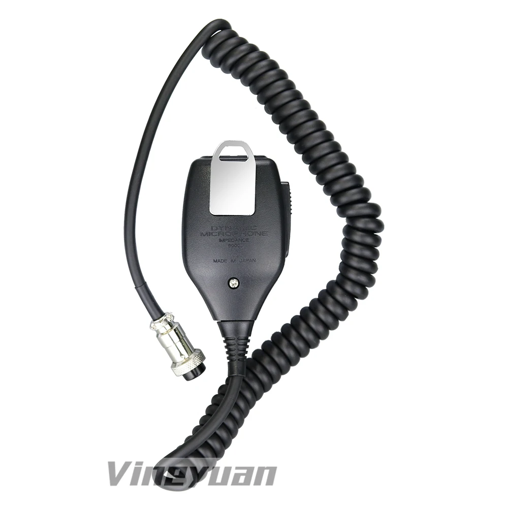 MC-43S Handheld Shoulder Round Microphone 8 Pin Speaker PTT Mic for Kenwood TS-480HX TM-231 TS-990S TS-2000X TS-590S TM421MC43S