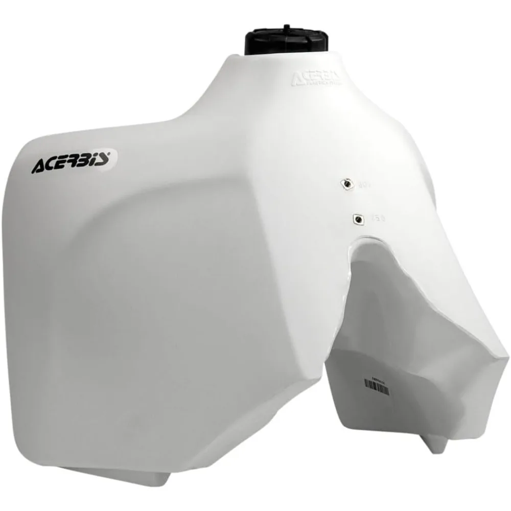 

5.8 Gallon White Fuel Tank with Black Cap