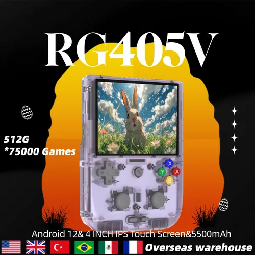 ANBERNIC RG405V ビデオハンドヘルドゲームコンソール 4 