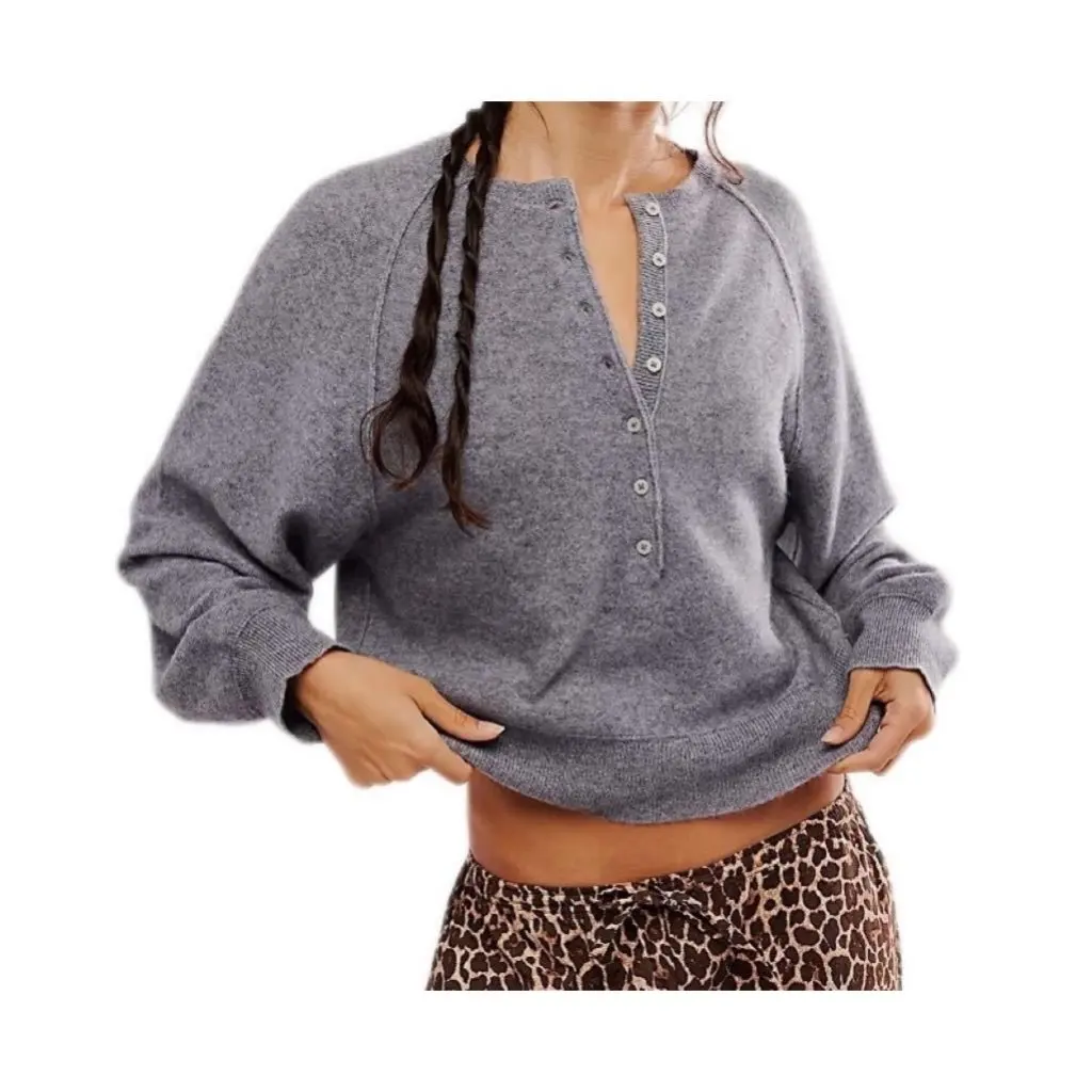 

Long-Sleeved Autumn Cardigan Sweater Literary Retro French Style European American Women's Fashion Top