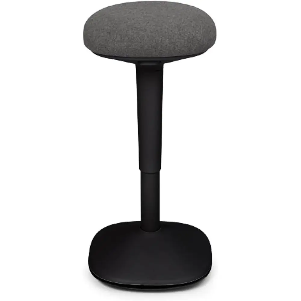 360° Motion Adjustable Height Desk Stool, Ergonomic Anti-Slip Chair Alternative, Graphite
