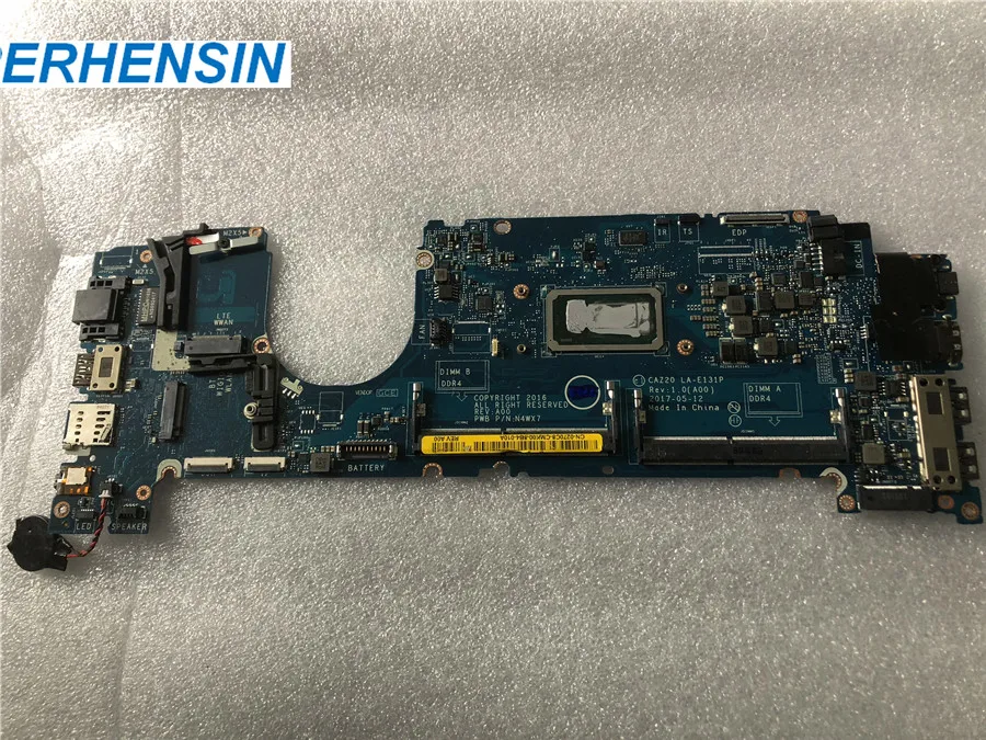  FOR Dell Latitude 7480 Laptop Motherboard 270C8 i7-6650U 2.2 GHz