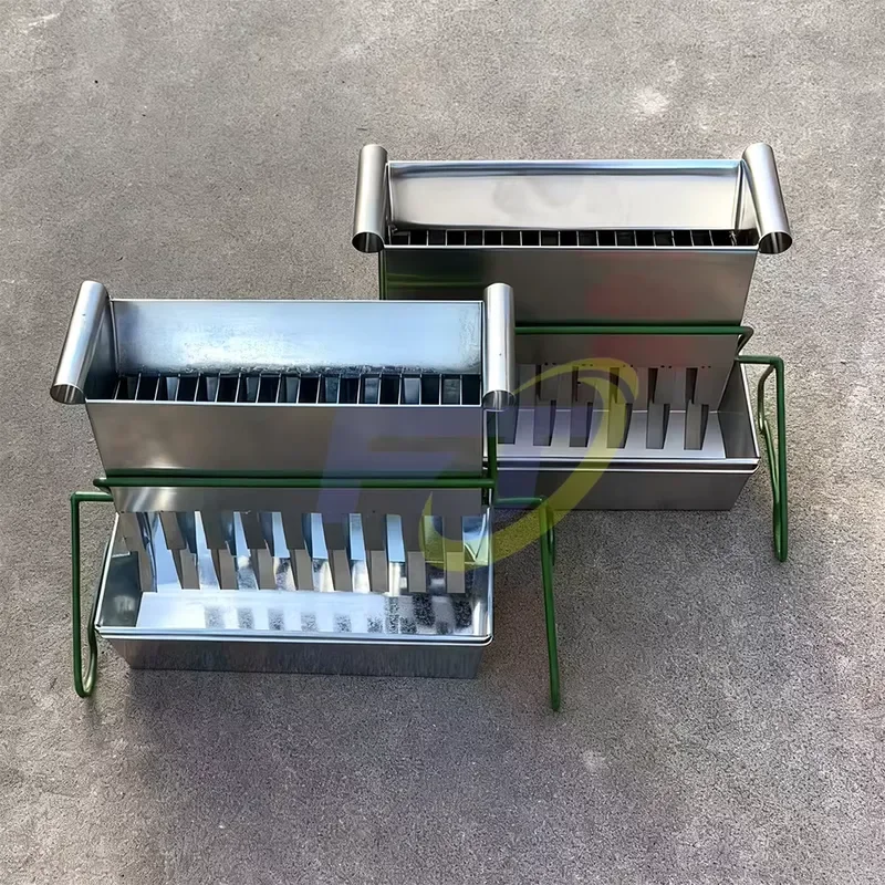i Sample Riffle Divider for Seed/Ore/Coal Sampling Division 5mm Stainless Steel Splitter Riffle