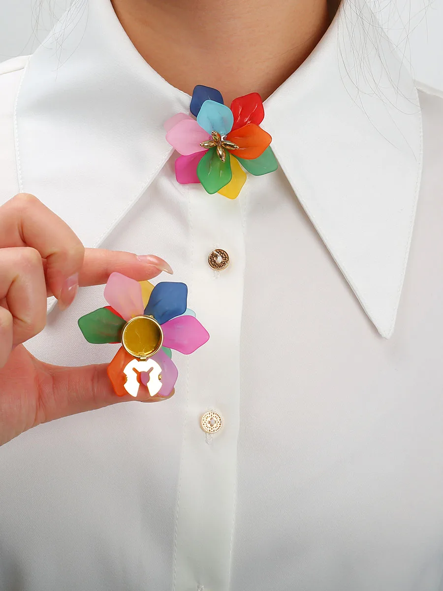 

1pcs Button Covers for Blouses Matte Texture Cufflink Clip Women Men Accessories Copper Cuff-link No Sewing Button Birthday Gift