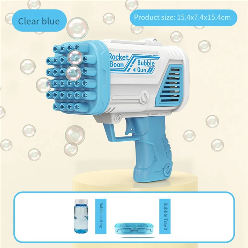 A07I ไฟฟ้า Bubble Machine อัตโนมัติเครื่องปาร์ตี้ Bubble Machine สบู่ Bubble Machine ของเล่นเด็ก
