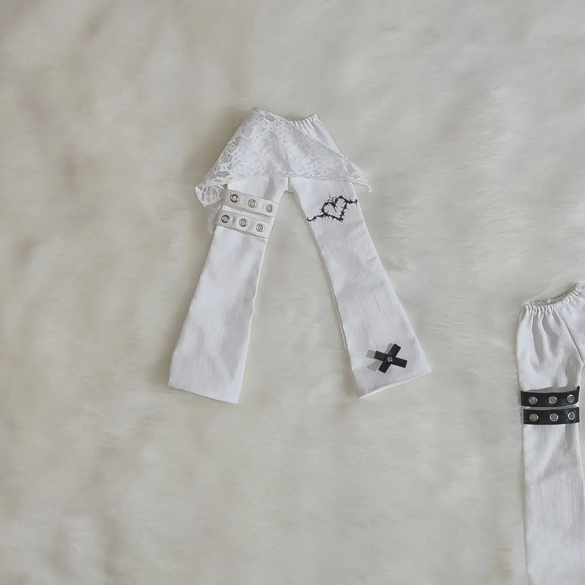 Nova chegada 1/4 roupas de boneca para 45cm bjd boneca branca calças compridas brinquedos da menina vestir-se jogar casa moda presente boneca acessórios