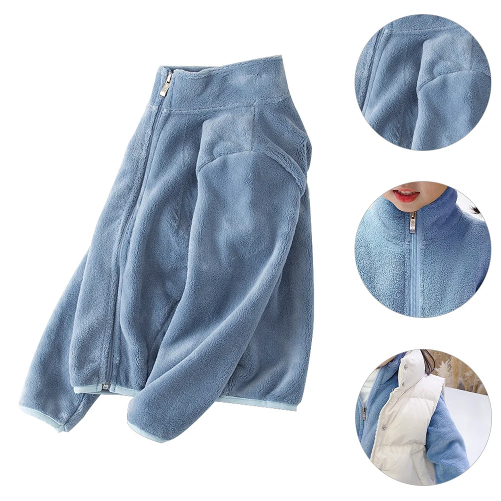 

1Pcs Autumn Winter Kids Coat Coral Fleece Thickened Warm Children Outerwear Soft Comfortable Kids Coat Children Outerwear