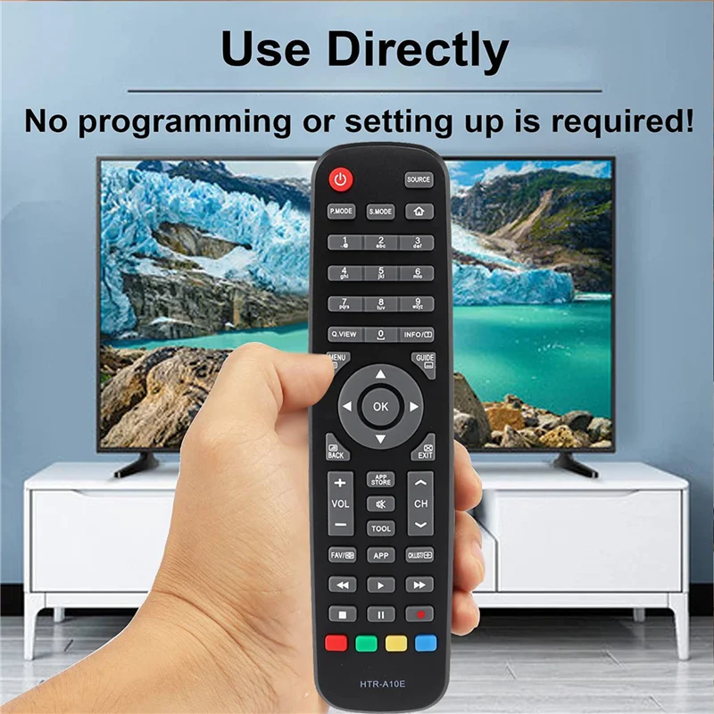 

ABGI-2X HTR-A10E TV Remote Control For Haier Smart LCD TV HTR-A10 HTR-A10H LE43K6000TF LE40K6000TF LE32K6500SA LE32K6000T