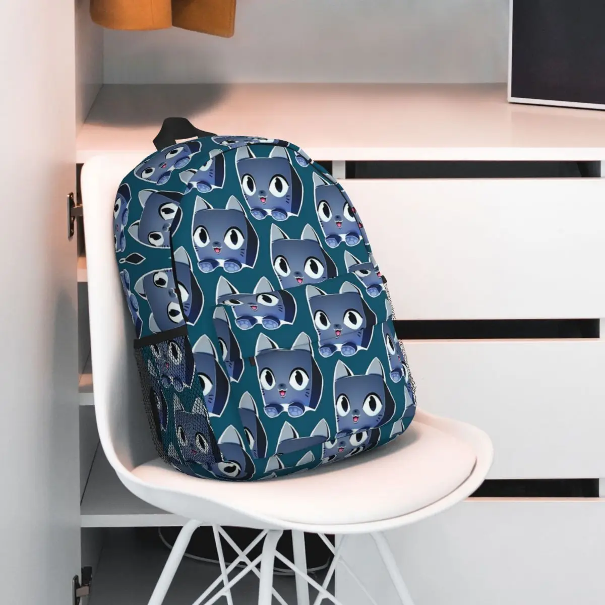 Mochila simuladora de mascotas con código X, morral escolar de dibujos animados para estudiantes, mochila de viaje, bolso de hombro de gran capacidad