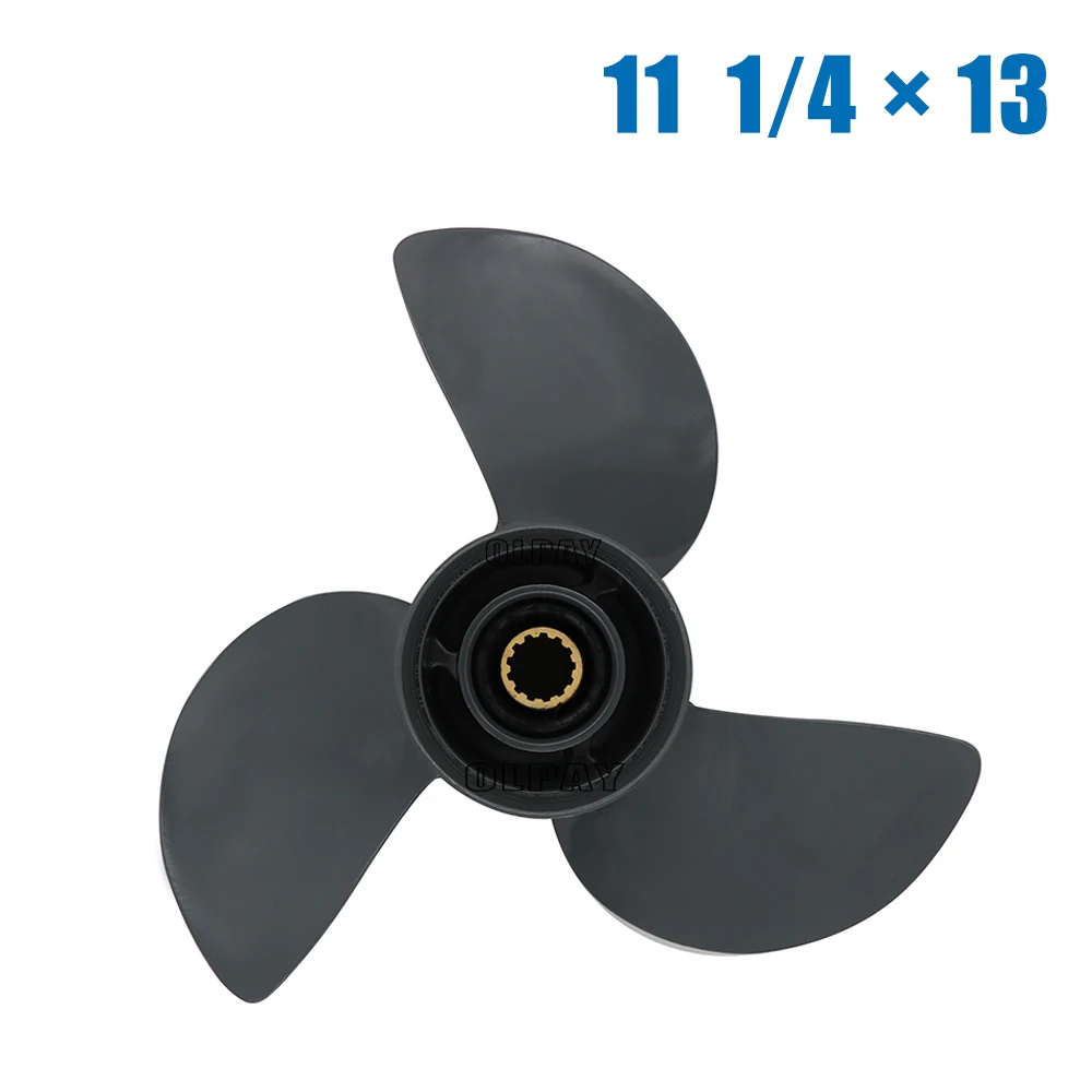 Propeller For Honda 60HP 11 1/4*13 Boat Engine Aluminum Alloy Screw 13 Spline Outboard Motor 58130-ZV5-860ZA