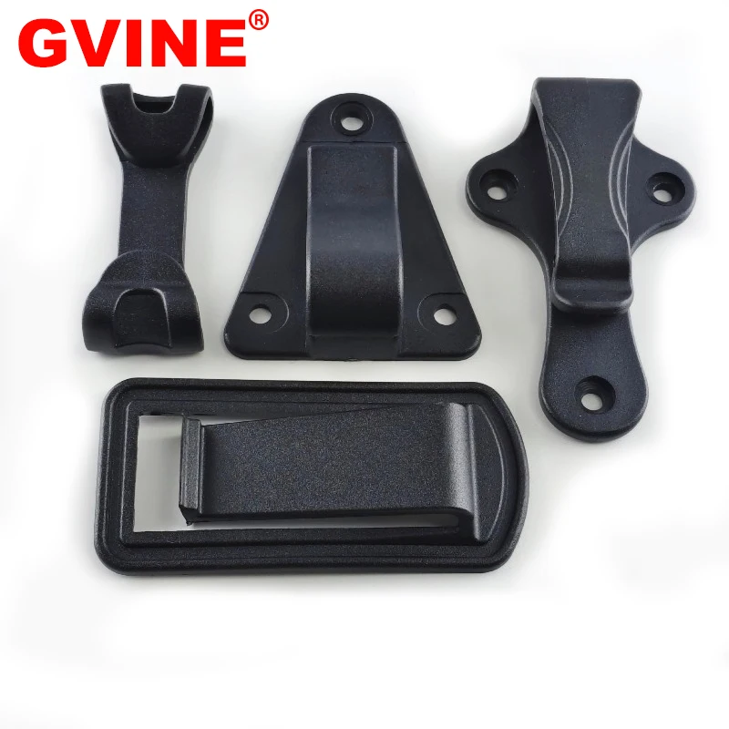 2 Pcs Plastic Clip Buckles Double Head Straps Snap Fastener Fixed Clamp Clasp for Belt Bicycle Bag DIY Accessories