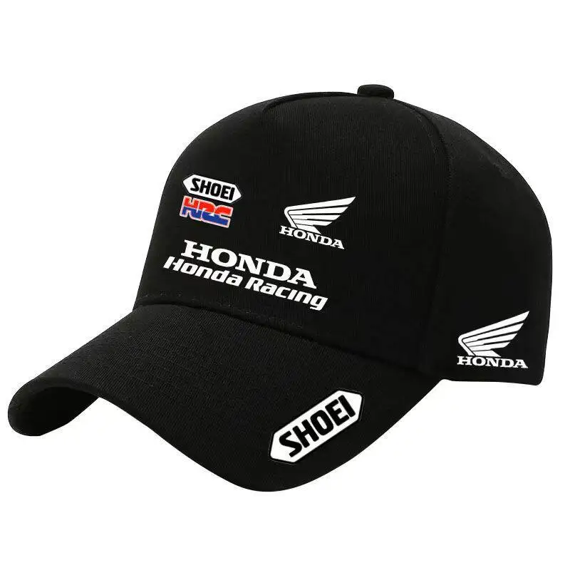 Boné de beisebol para motocicleta Honda HRC Racing, chapéu para Honda CB400 CB650F CBF CRF NC750, ajustável, para atividades ao ar livre, masculino, feminino, esportivo, casual