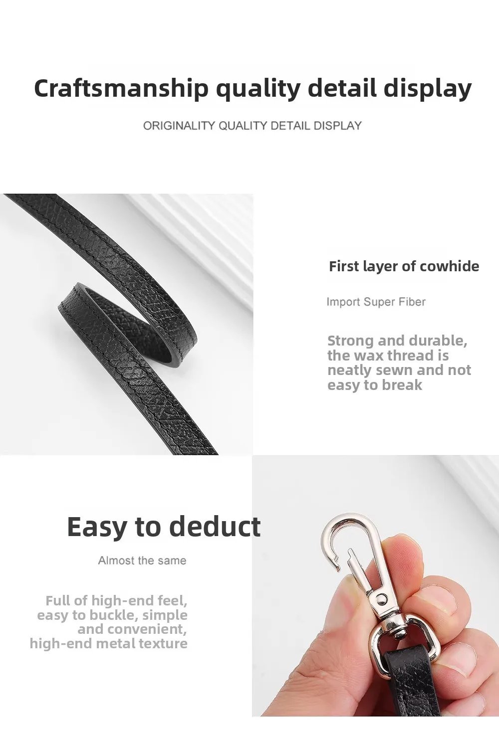 Bag Chain Strap Insert For Canvas Lunch Box Bag Durable Fashion Good Quality Bag Modification Bag Accessories
