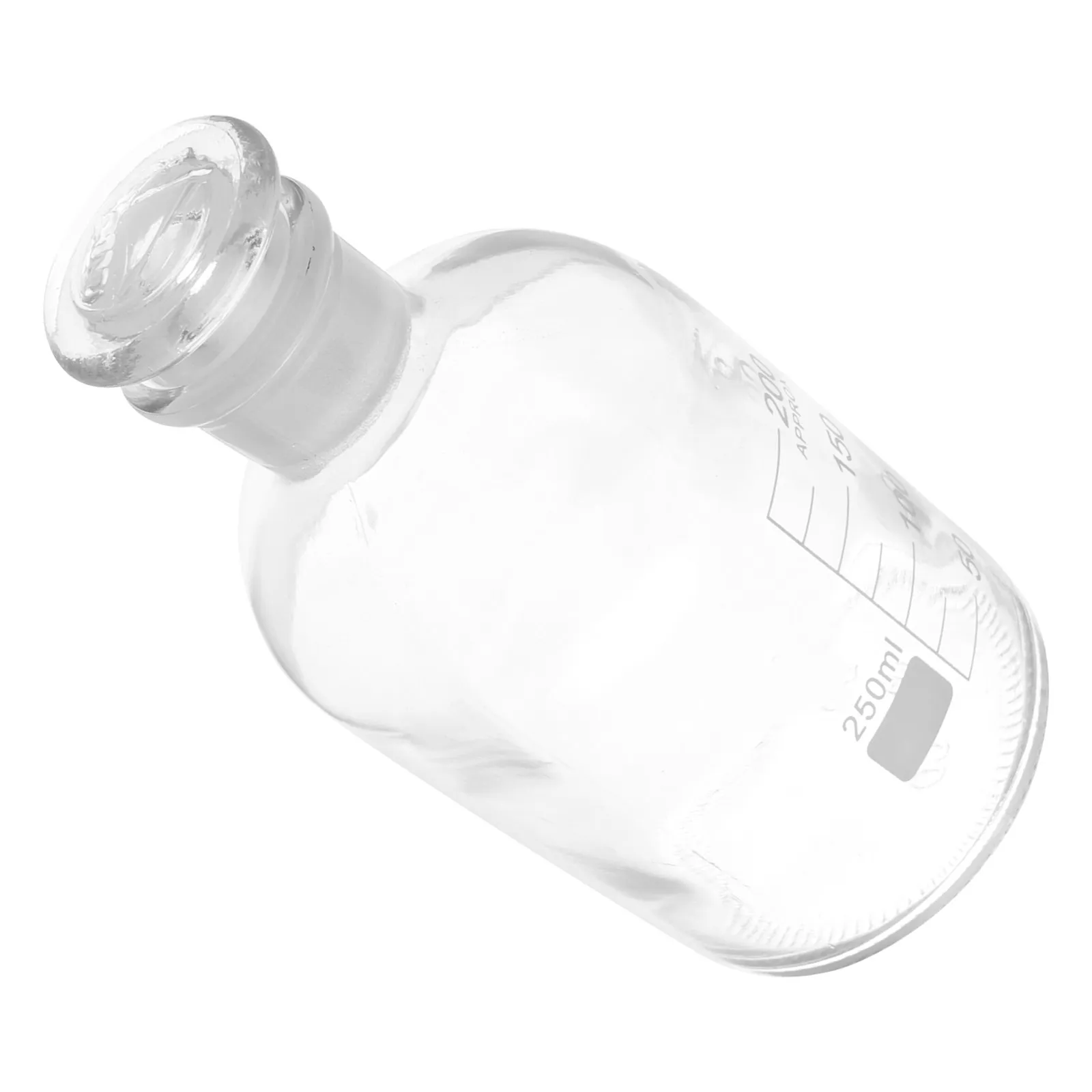 1Pcs Chemical Glass Bottle Wide Mouth Reagent Container Borosilicate Lab Grade Frosted Stopper Easy Identification Storage