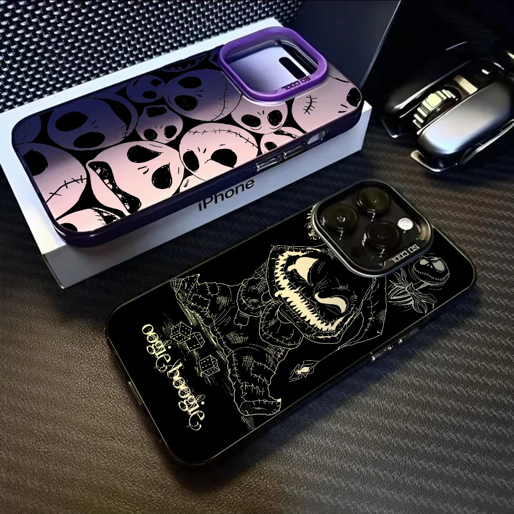 Jack Skellington Phone Case For iPhone 16 15 14 13 12 11 Pro Max White Ultra-thin Soft Candy Abrazine Funda