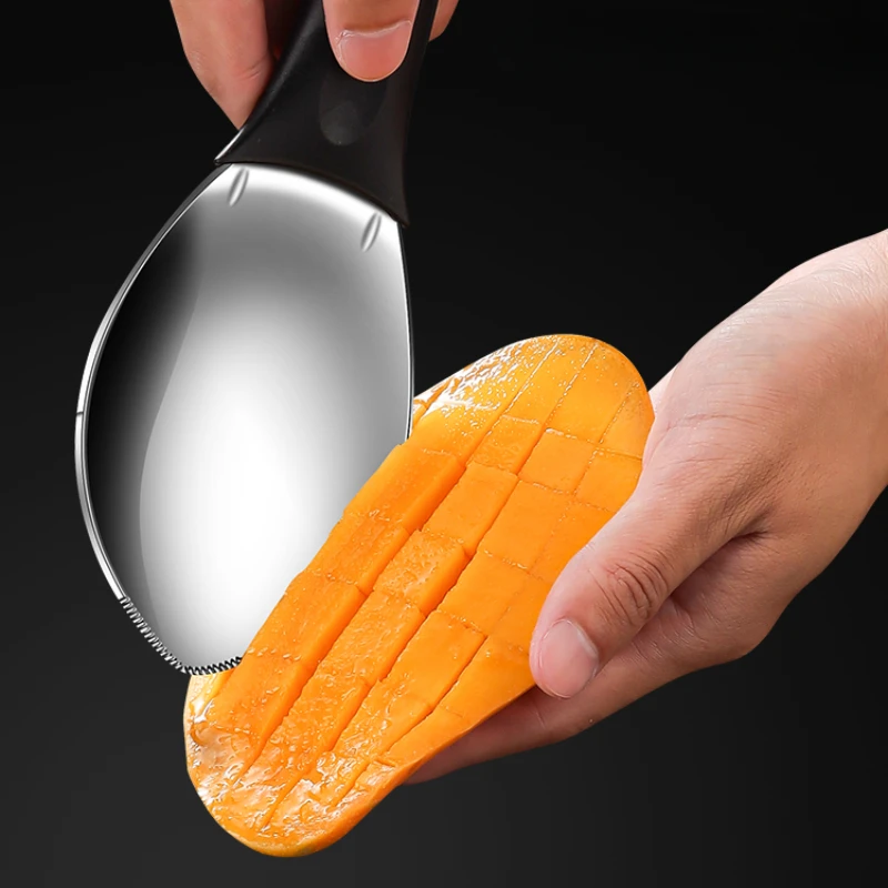 Mango Dicing Device 316 Stainless Steel Mango Cutting Artifact Home Mango Knife Watermelon Avocado Fruit Divider Kitchen Tools
