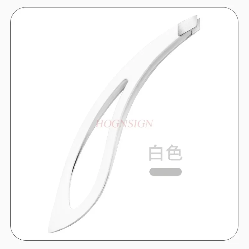 眉毛クリップ、脱毛クリップ、メイク道具の修理用のまっすぐな眉毛クリップと斜めの眉毛クリップを備えたステンレス製ピンセット