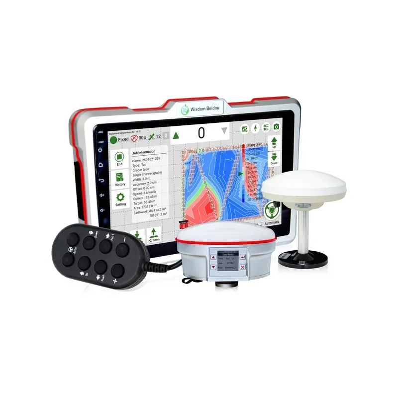 Hot Sale Wisdom Beidou Automatic New 3D Heat Map Satellite Land Leveling System 2cm Precision Agricultural Grader Dual