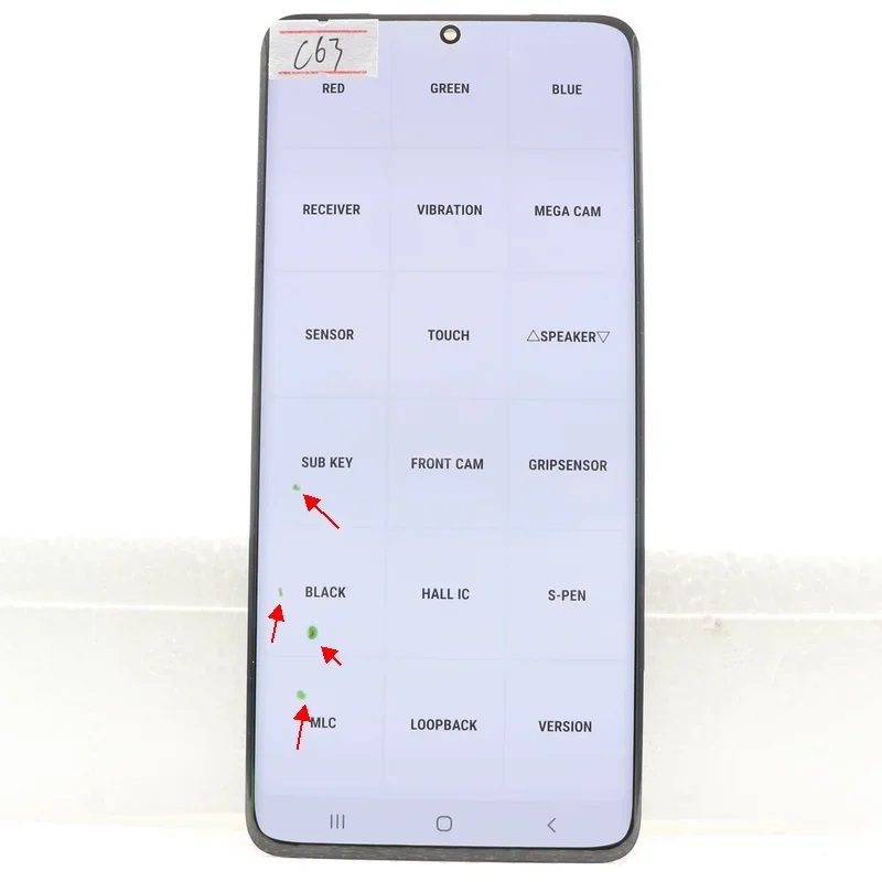 6.8\'\' Super AMOLED Screen For Samsung Galaxy S21 Ultra G998 G998U Display Touch Screen Digitizer Assembly With Defects