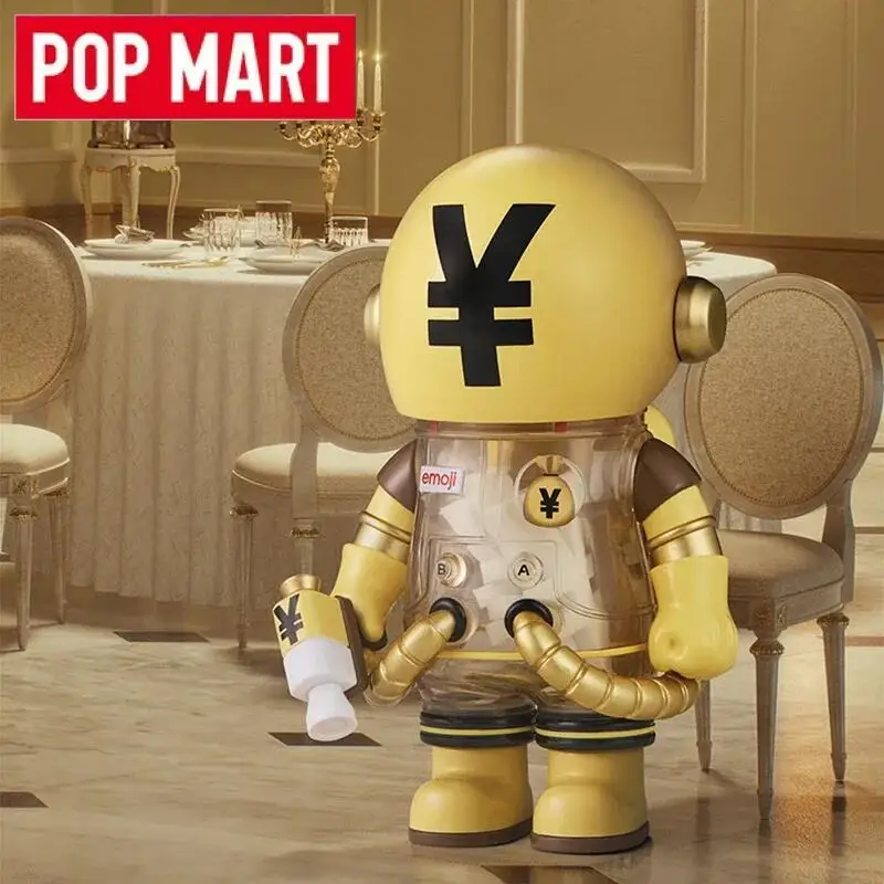 

POP MART Mega Space Molly 100% X Emoji Series Blind Box Toys Kawaii Anime Action Figure Caixa Caja Surprise Mystery Box Dolls