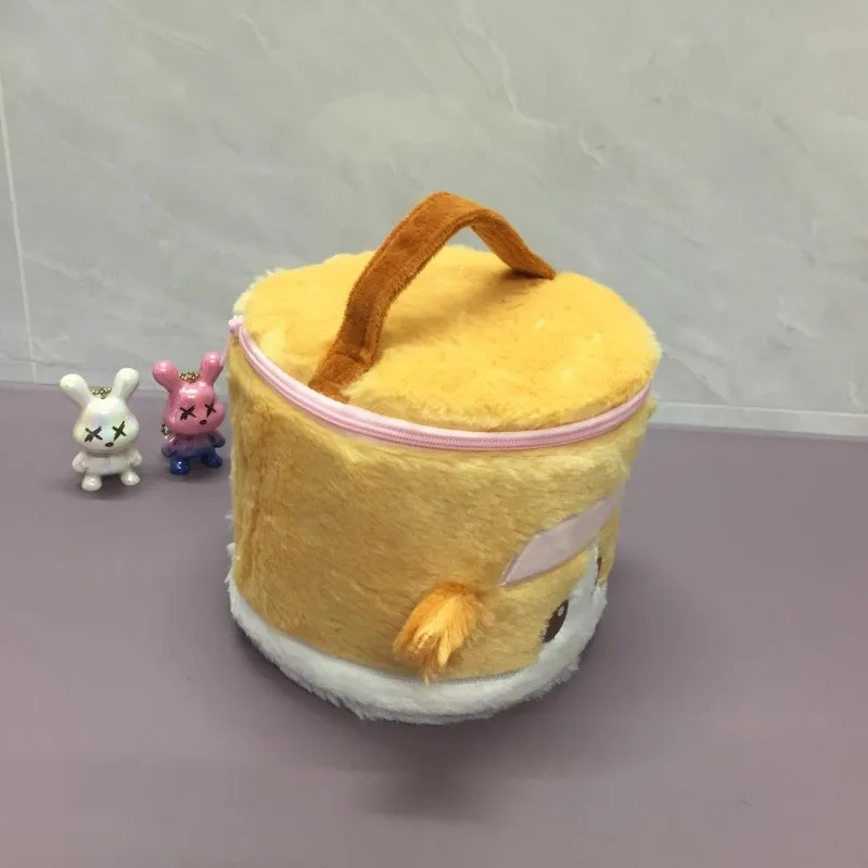 New Cute Anime PUI PUI Molcar Potato Shiromo Mouse Girls Plush Cosmetic Bags Cases Children Stuffed Makeup Bag For Women