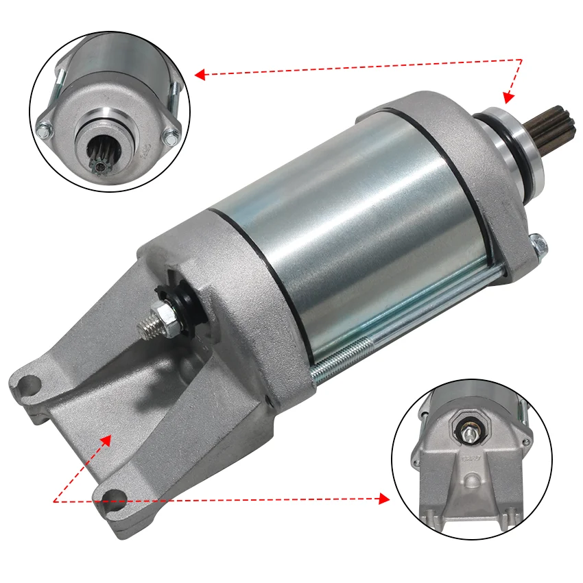 Motorcycle 12V Starter Motor For Kawasaki ER650 ER-6N ER400 ER-4N EN650 Vulcan S SE Café Supplement  2016  OEM:21163-0040  Parts