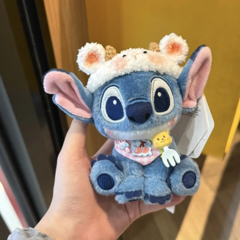 2025 Nieuwe Cartoon Stitch Pluche Pop Kawaii Rugzak Hanger Sleutelhanger Autosleutel Accessoires Creatieve Kinderen Verjaardagscadeau