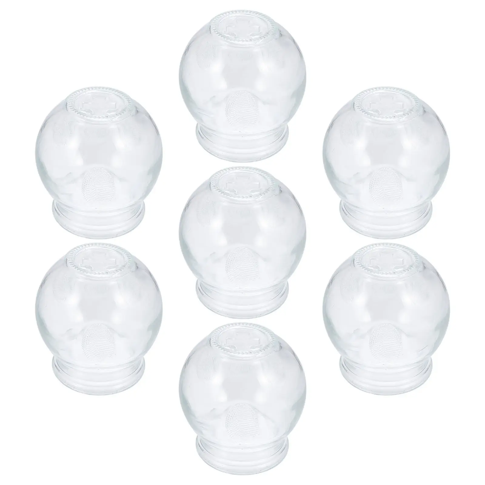 

Набор для баночного массажа из 7 стеклянных банок: утолщенные бытовые вакуумные банки для тела, китайский инструмент для баночного массажа, домашний массажер, прочные банки