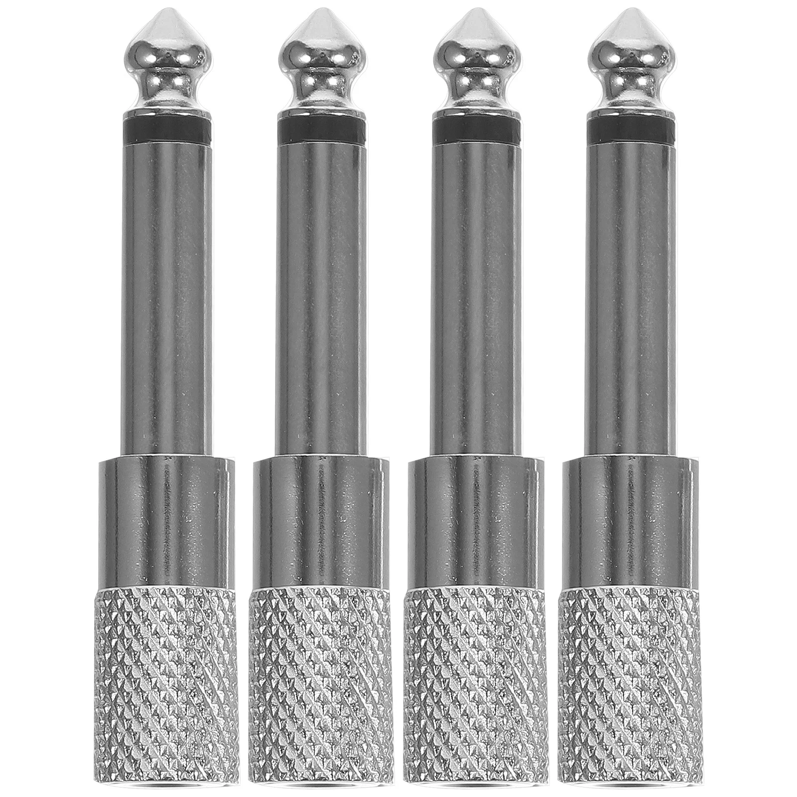 4 قطعة محول مرفاع سماعة الرأس سبائك الزنك 6.5 مللي متر إلى 3.5 مللي متر ستيريو موصل الصوت للهواتف الذكية أقراص أجهزة الكمبيوتر المحمولة التوصيل والتشغيل #4