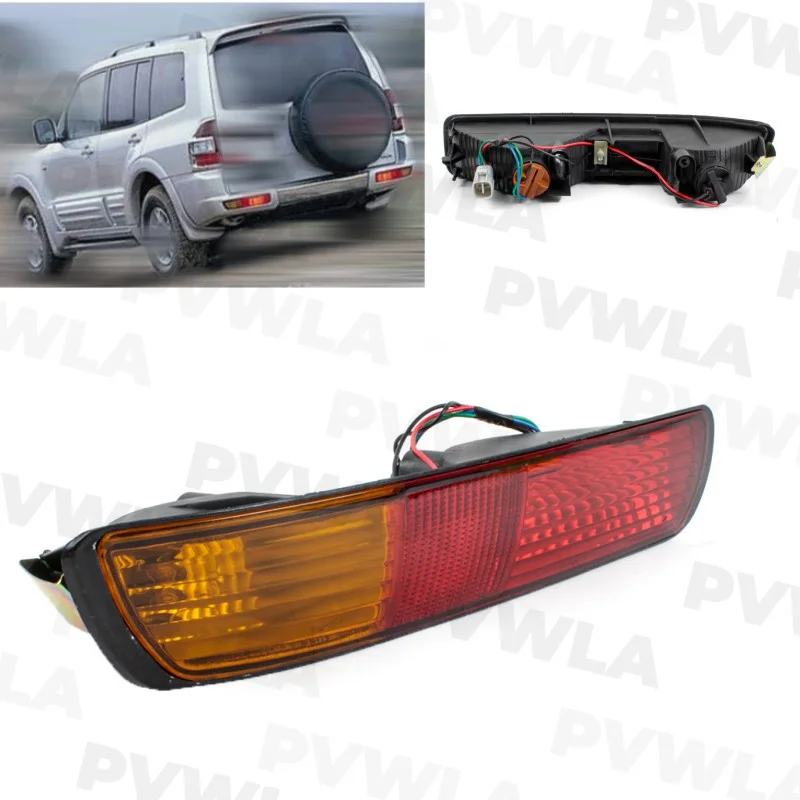 

For Mitsubishi Pajero MONTERO Shogun V73 V77 2000 2001 2002 2003 1Pc Left Side Rear Bumper Reflector Light MR508783