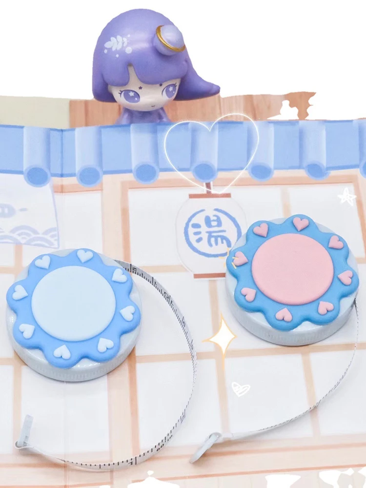 Macarone Mini Tape Measure Portable Small Tape Measuring Bust Hip Waist Soft Leather Ruler Retractable Round Tape Measure