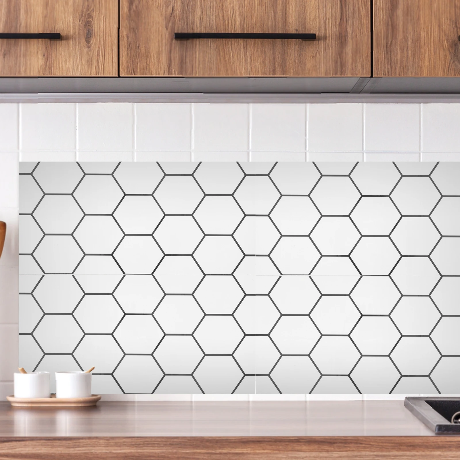 

5 Pcs Tile Stickers Backsplash Peel and Kitchen DIY Decals Decorate Panel for Wall Pvc Bathroom