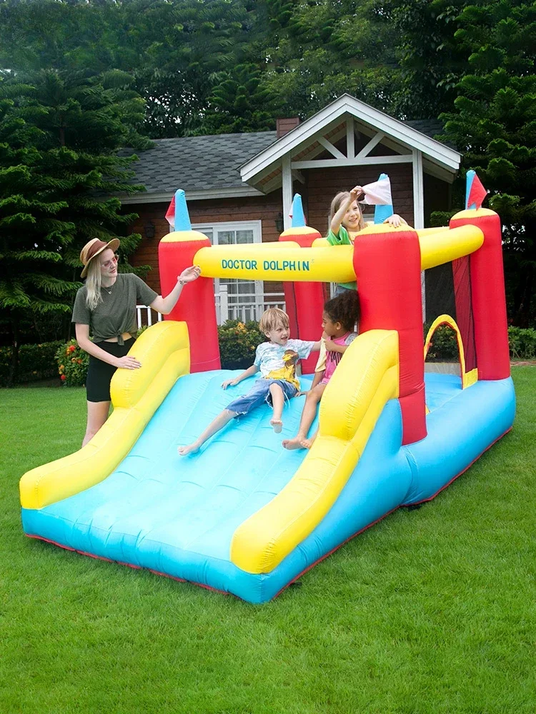 Castle Children Trampoline Slide Indoor and Outdoor Trampoline Home Naughty Castle