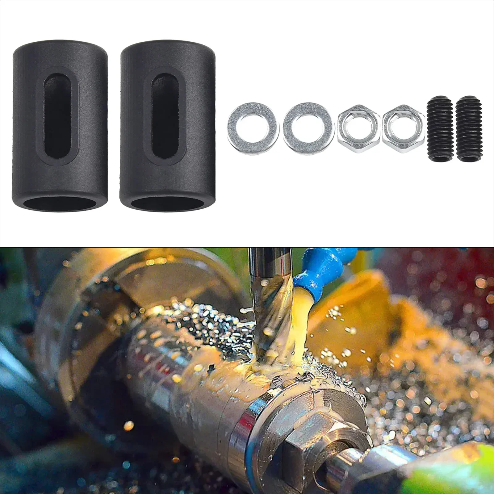 Ring Limiter Rings Stop Ring Silver 2set Adjustable Countersunk Drills Depth Metal Woodworking Accessories New