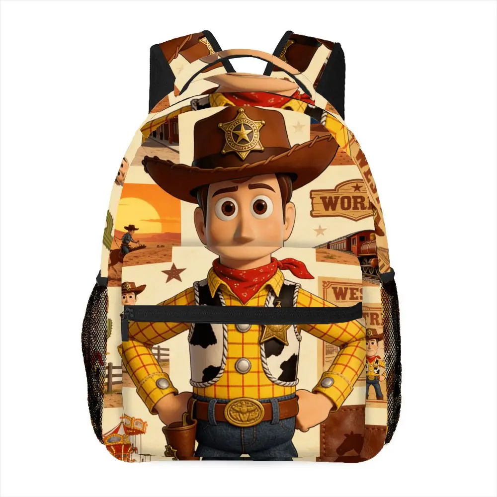 

1pc Toy Story Woody Pattern Printed Backpack, adjustable shoulder strap, essential for daily commuting and leisure