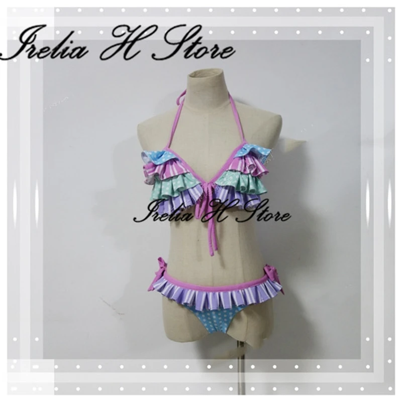 Irelia H Store Super Sonico Cosplay Costume sexy bikini Macaroon Sonico Cosplay Costume customized