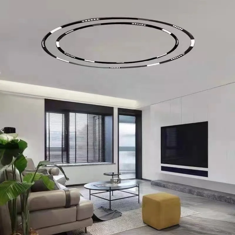 

Circular Magnetic Recessed Surface Mounted Track Lights Led Wire Lights for the Living Room Magnetic Track Light System