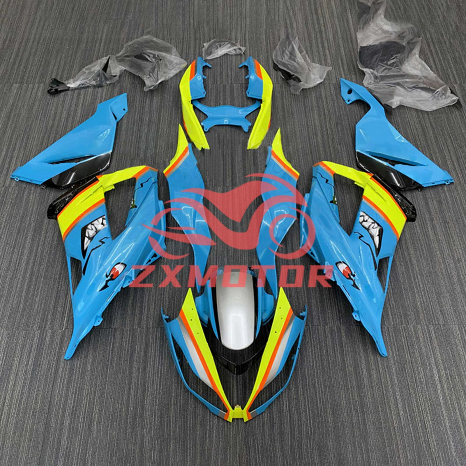 لكاواساكي 636 ZX6R 2013 2014 2015 2016 2017 2018 Fairings ZX-6R مجموعة كاملة من البلاستيك يغطي دراجة نارية الهدايا المجمعة جديد
