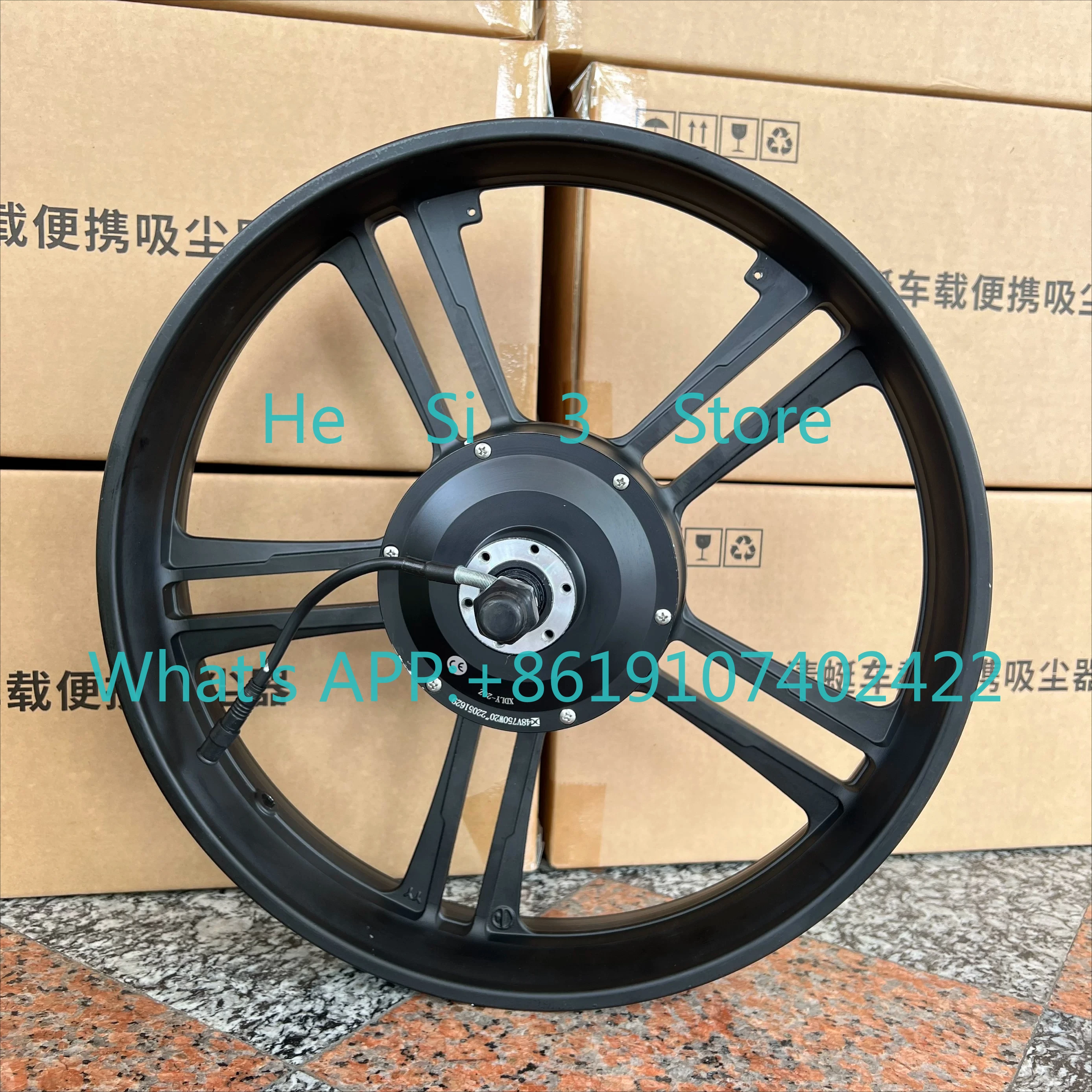 Super73 electric snowmobile wheel hub motor integrated 48V power 750W wheel hub 20 inch Hall signal