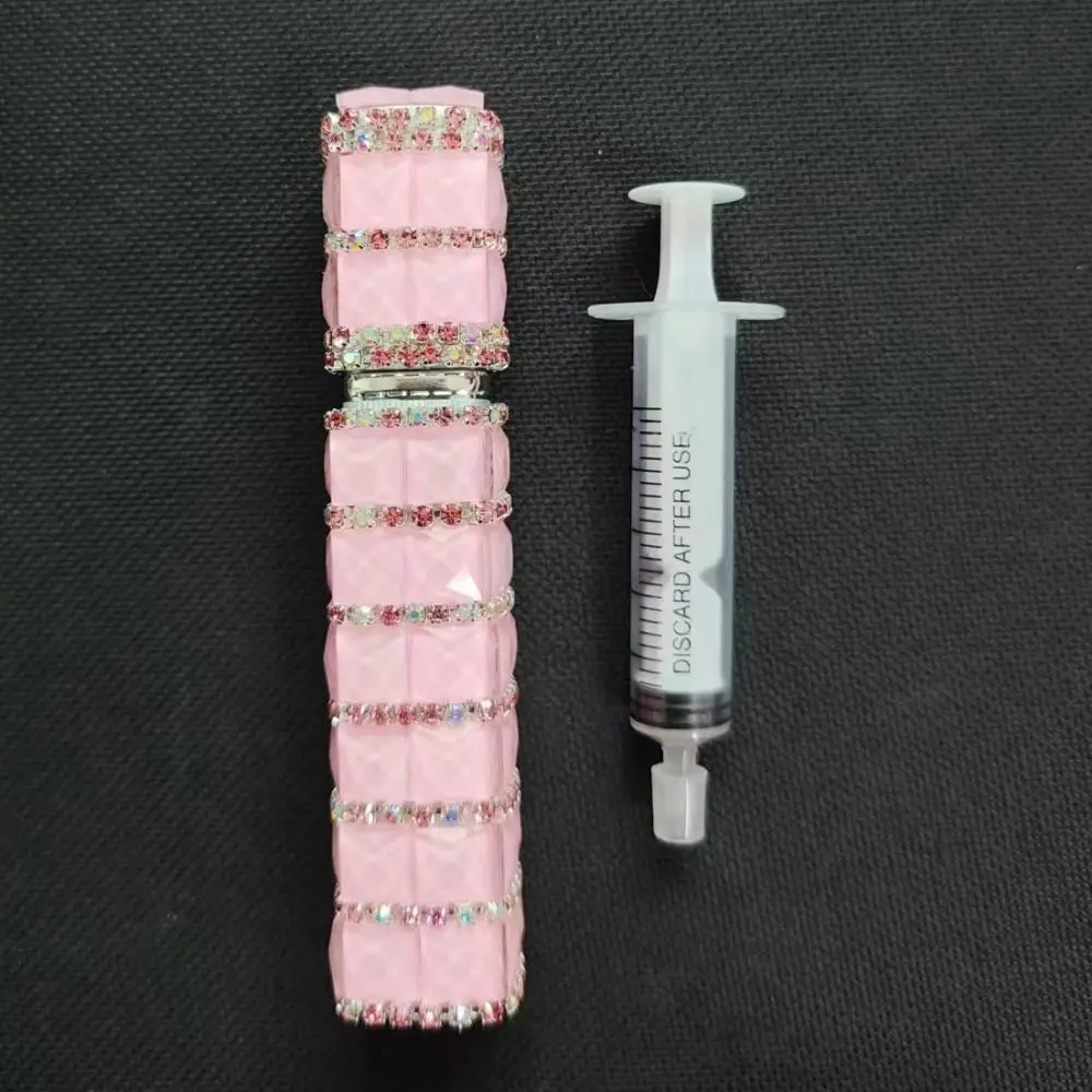 Practical Refillable Bottle Rhinestones Portable Spray Bottle Pocket Size Reusable Empty Atomizer Outgoing
