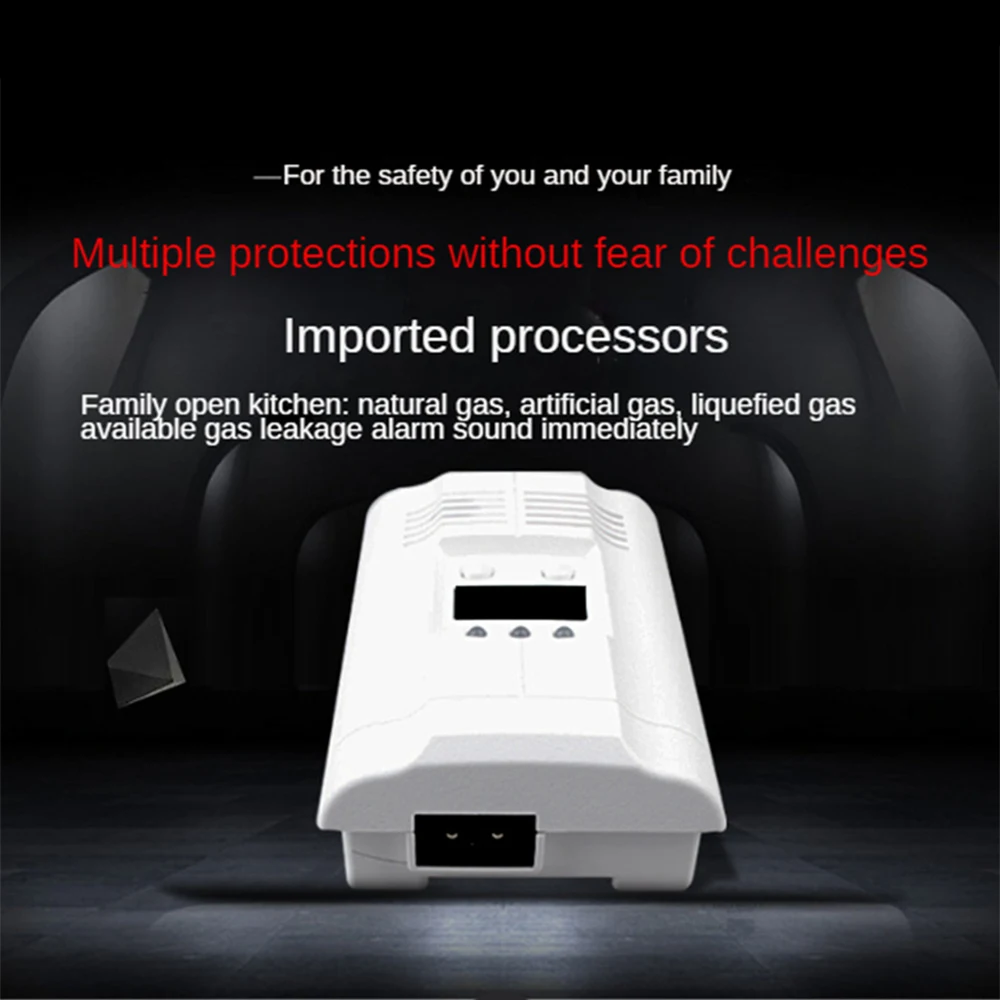 Combustible Gas Pipeline Alarm Buzzer Ringing U.s. Regulations European Regulations Alarm State≤5w Super Sensitive Gas Detector